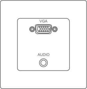 VGA视频+3.5mm耳机